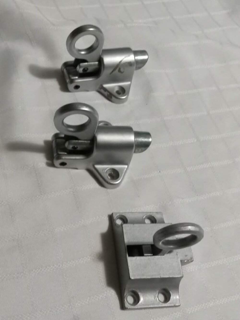 Three aluminum Barrel Spring Latch & bonus